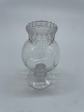 Antique Vacuum Oil Company Clear Glass Oil Lamp Font – Embossed