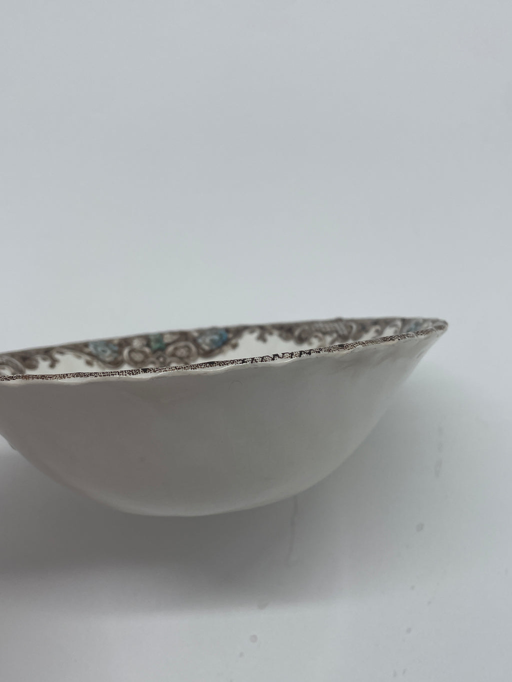 Vintage Johnson Brothers Heritage Hall Pennsylvania Fieldstone Ironstone Bowls – Set of 6