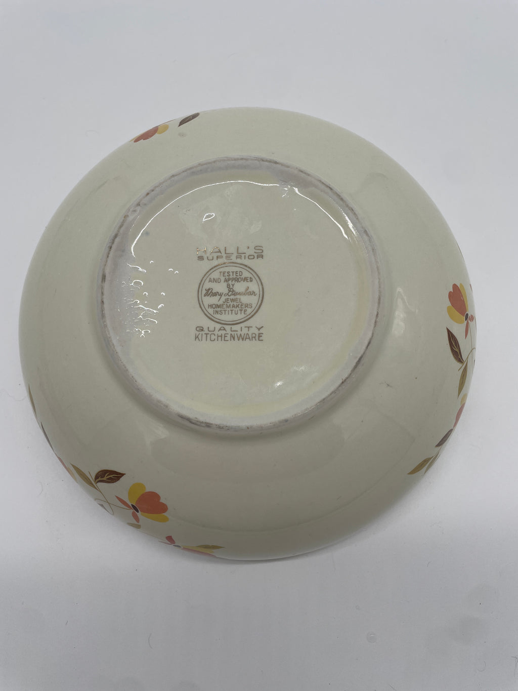 Vintage Hall China Autumn Leaf Mixing Serving Bowl – Mary Dunbar Jewel Tea