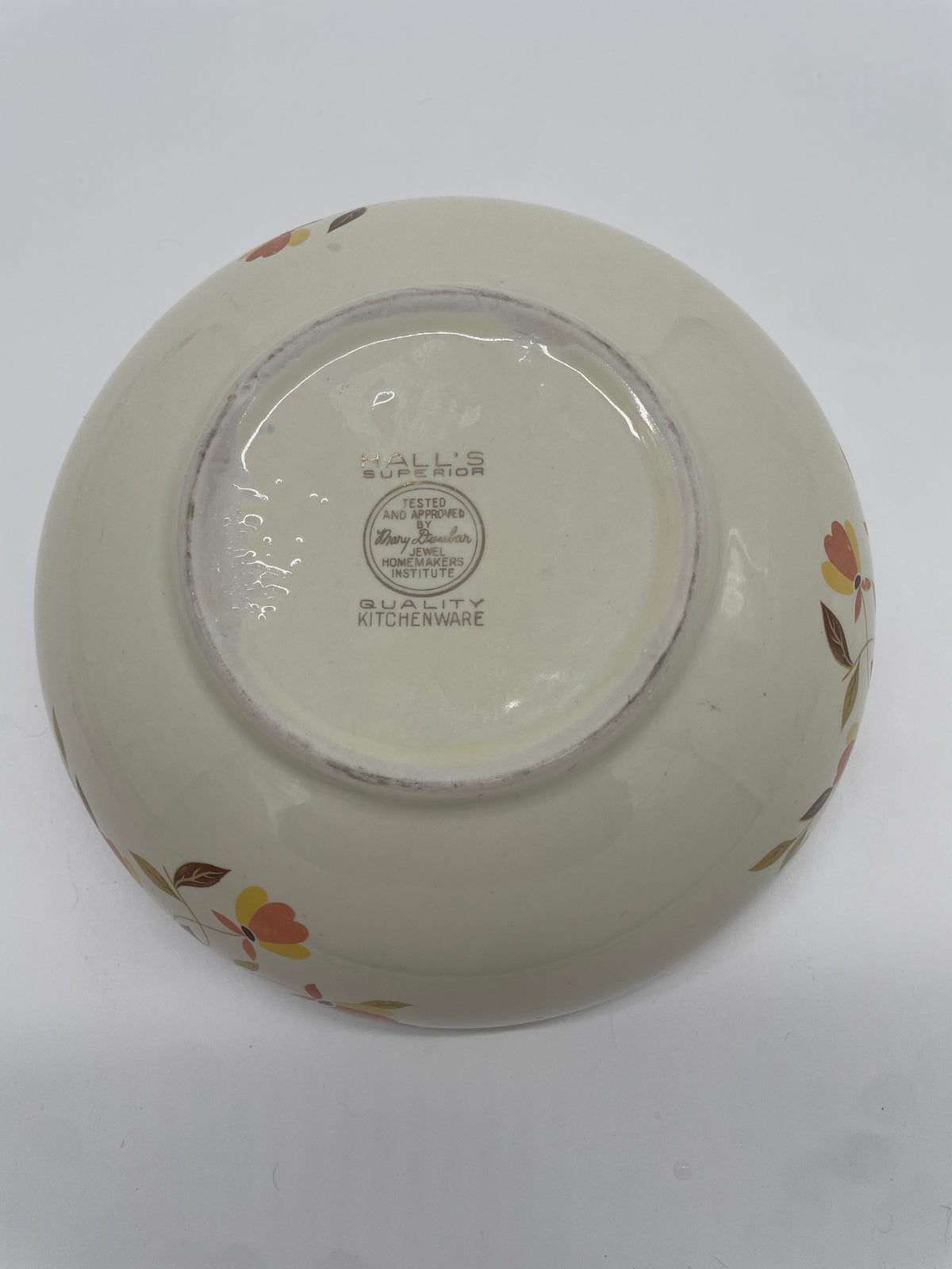 Vintage Hall China Autumn Leaf Mixing Serving Bowl – Mary Dunbar Jewel Tea