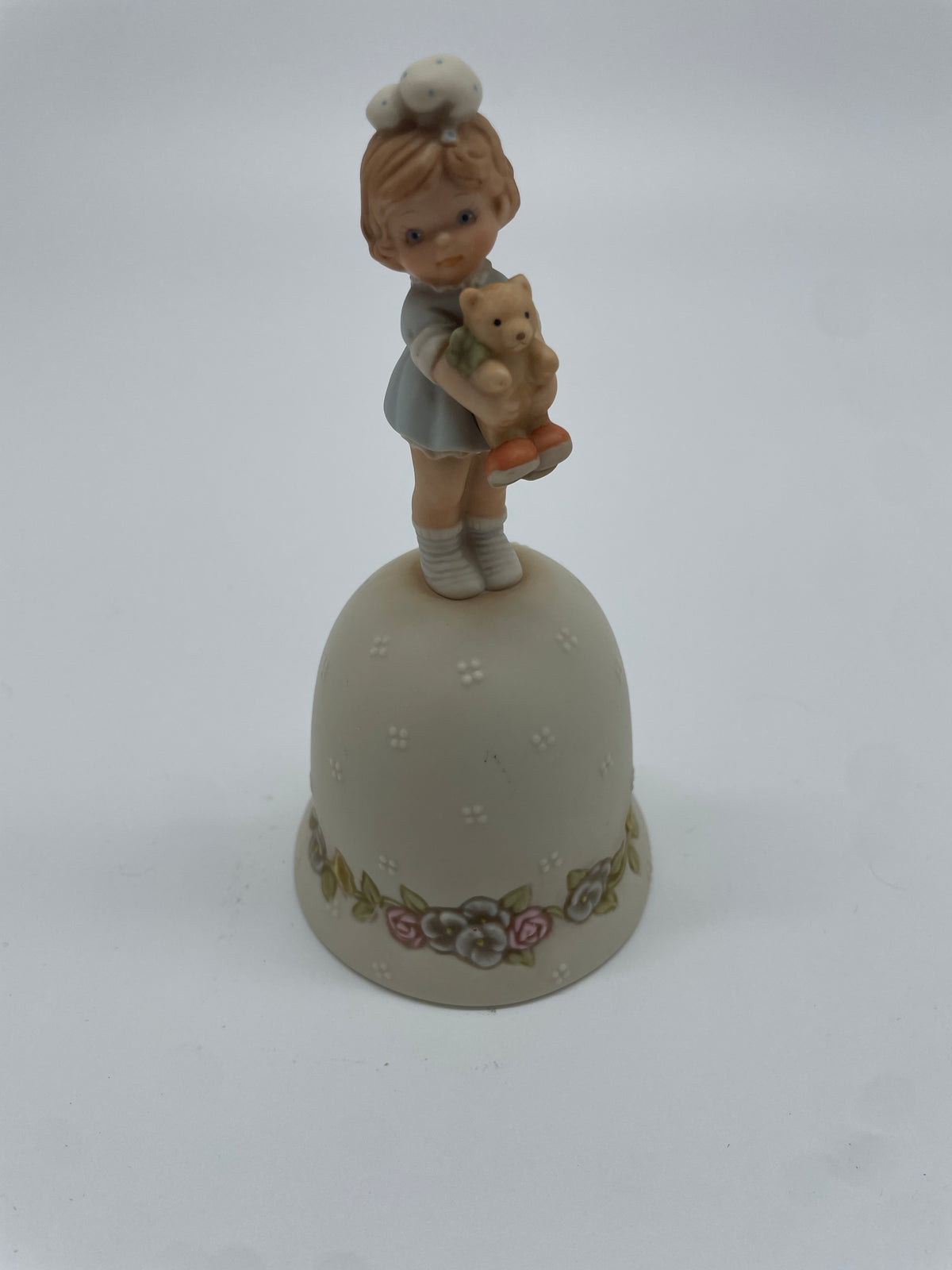 Vintage 1993 Enesco Memories of Yesterday “Time for Bed” Porcelain Bell – Lucie Attwe